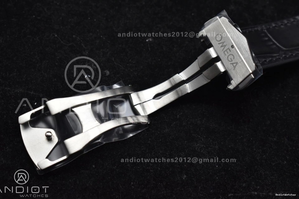 1:1 Gummy Constellation Compact SS 548 Super Black A8900 Clone on Edition Strap VSF Best Gray Dial 1016